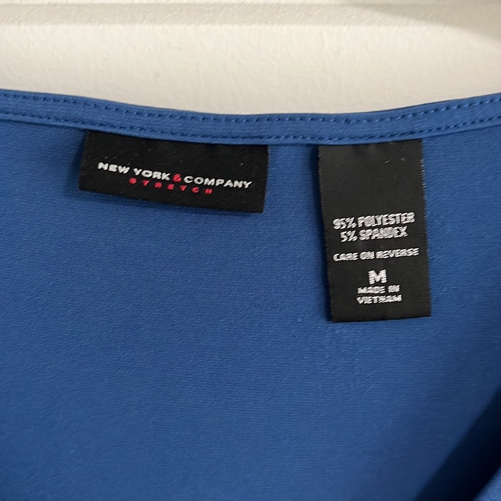 New York & Company Blue blouse - Picture 2 of 3